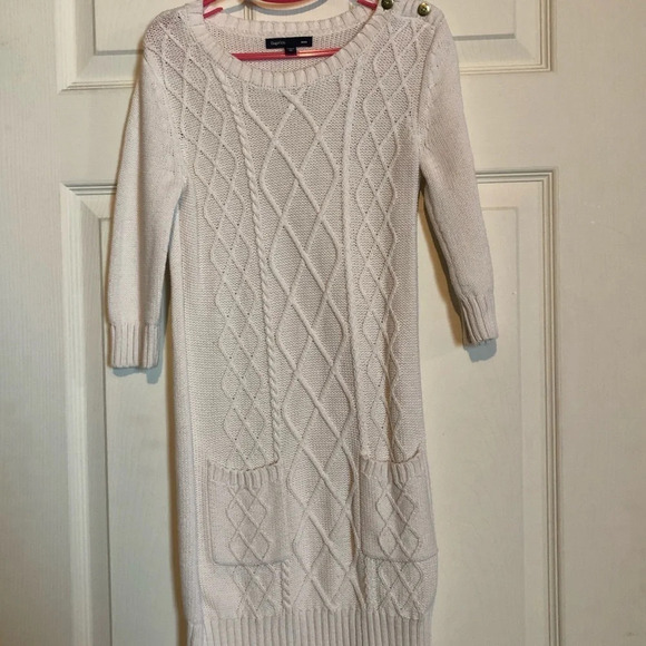 Gap Kids Long Sweater White/Cream Size 8 - Picture 1 of 5